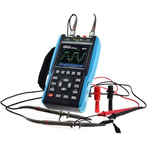 allsun 2 in 1 Handheld Digital Storage Oscilloscope Automotive Diagnostic Lab Scope Protable Digital Multimeter TRM Color Screen DMM 2 Channels,25MHz in Kuwait