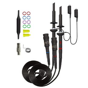Universal Oscilloscope Probe with Accessories Kit 200MHz Oscilloscope Clip Probes with BNC to Minigrabber Test Lead Kit