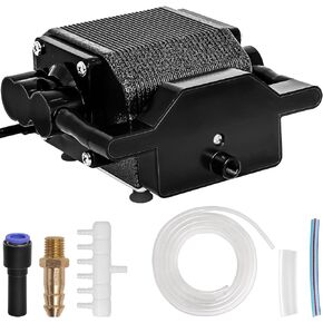 مساعدة الهواء للقطع والنقش بالليزر، مجموعة مضخة مساعدة الهواء مع مخرج هواء قابل للتعديل 30 لتر/الدقيقة، مساعدة الهواء للنقش بالليزر D1 / D1 Pro، القطع باستخدام الحاسب الآلي، إزالة الدخان والغبار in Kuwait