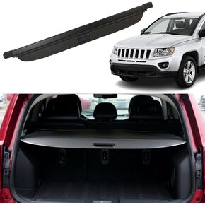 Cargo Cover for Jeep Patriot Compass 2007-2010 2011-2016 Rear Trunk Cover Trunk Security Cover Shielding Shade Car Accessory