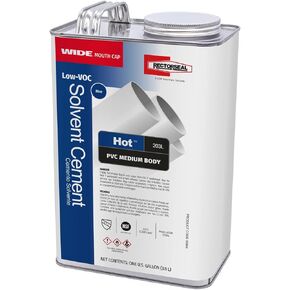 Rectorseal 55994 1-Gallon Hot 203L Medium Body Blue Low Voc Pvc Solvent Cement