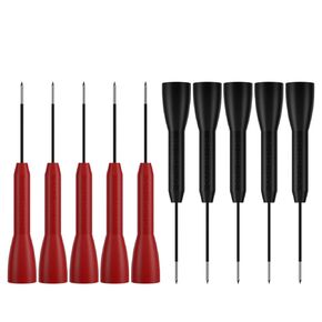 10pcs Multimeter Test Probe Back Probes, 1mm Test Pin Non-Destructive Insulation Piercing Needles Ended 2mm Banana Socket 600V/10A