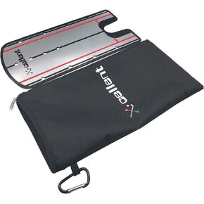 X-cellent Golf Alignment Putting Mirror - Portable Putting Training Aid Putting Alignment Tool Putt Swing Trainer with Carry Bag