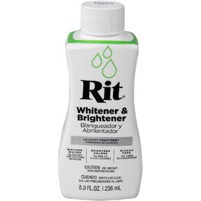 Rit Dye Liquid – Wide Selection of Colors – 8 Oz. (Whitener & Brightener)
