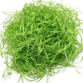 UEMIS Easter Grass Green Craft Shred, Basket Grass, Crinkle Cut Tissue Paper for Easter Basket Filling, Easter Egg Hunt, DIY Gift Packaging, Party Favors Decoration-100g /3.53oz (Green)