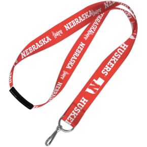 Nebraska Cornhuskers 20 Inch Lanyard with Breakaway Buckle