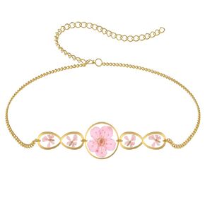Little Star Flower Pressed Wildflower Bracelet Adjustable Handmade Pressed Flower Bracelet Real Wildflower Bracelet Personalized Bracelet