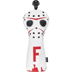 mytag Golf Club Covers Hockey Mask, Driver Headcover Fariway Wood Headcover Hybrid Headcover | Golf Iron Covers 10PCS
