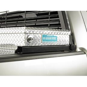 BACKRACK | Hardware Kit for use w/ 21" Toolbox, Black, No Drill | 30221TB | Fits 2017-2024 Ford F-250/F-350 Aluminum Body