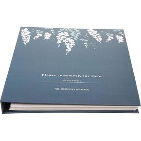 STOBOK Dried Flower Photo Album, 23.5x22.7cm, Suitable for Wedding, Birthday, Thanksgiving, Christmas