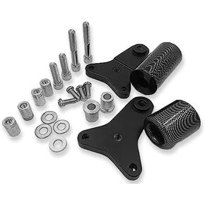 HTTMT MT219-063-CN Carbon No Cut Frame Slider Crash Protector Compatible with 2011-2020 Suzuki Gsxr 600 750