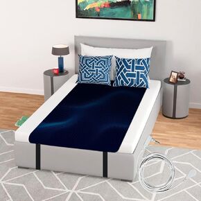 Grounding Mat, Grounding Therapy Sleep Pad Grounding Mat Grounding Conductive Carbon Leatherette for Better Sleep, Relieve Pain (27''x 71'')