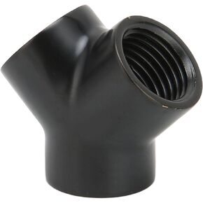 G1/4in Internal Thread Y Type 3 Way Compact Flexible Brass Computer Water Fittings,Simple Installation and Operation Water Cooling Fittings
