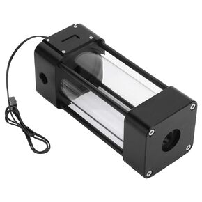 Pomya Acrylic Water - Square Computer Water Cooler - with LCD Temperature Display 166MM - Sturdy and - Fast Heat Dissipation