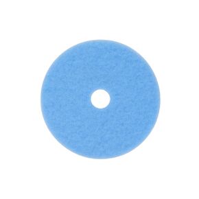 3M Hi-Performance Burnish Pad 3050, 17 in, 5/Case, Sky Blue, Polyester