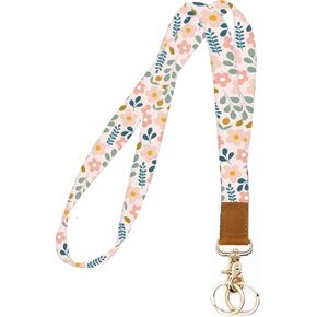 Lanyards for Keys, Durable Keychain Long Lanyard for Women Men, Cute Neck Lanyard for ID Badges Holder, Wallets, key
