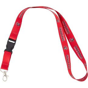 Desert Cactus The University of Tampa Lanyard Spartans Car Keys ID Badge Holder Keychain Detachable Breakaway Snap Buckle (Red)