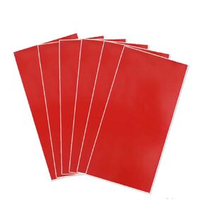 XLNT Engraving Double Color Sheet, White/Black (12" x 24“ x .060", 6 Pieces) for Interior Signs, Badges.