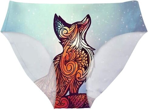 Women Animal Soft Breathable Underwear Hipster Panties Low Rise Bachelorette for Daily Party in Saudi Arabia