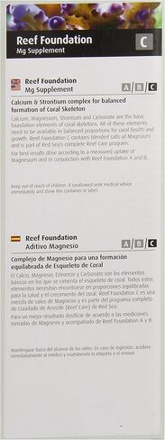Red Sea Fish Pharm ARE22033 Reef Foundation Magnesium Supplement-C for Aquarium, 500ml (Packaging may vary) in Saudi Arabia