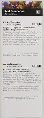 Red Sea Fish Pharm ARE22033 Reef Foundation Magnesium Supplement-C for Aquarium, 500ml (Packaging may vary) in Saudi Arabia