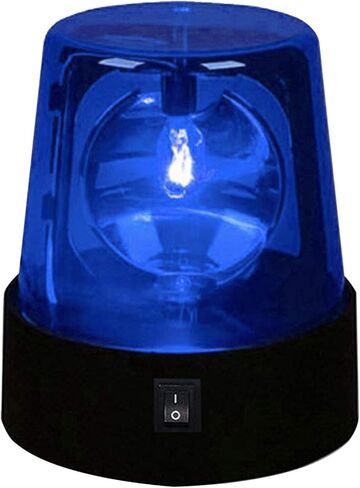 EKDJKK 3 بوصة دوارة حمراء وامضة منارة حفلة مصباح DJ ستروب ضوء، 360 درجة وامض مضيئة أضواء تحذير السلامة الطوارئ LED سيارة الشرطة أضواء صفارة الإنذار القوية (أزرق، الحجم: 2PCS) in Kuwait