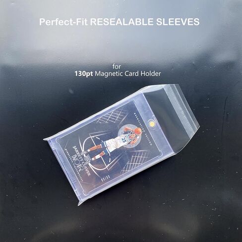 Rayvol Resealable Team Bags for 35PT Magnetic Card Holders, Exact Fit Sleeves for 35 PT Card Holders (300 Count) in Saudi Arabia