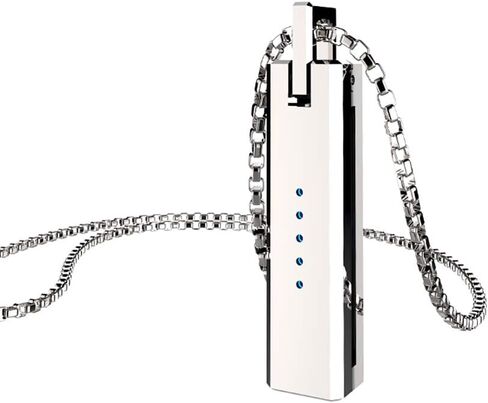 MIJOBS Necklace Compatible with Fitbit Flex 2 Band Stainless Steel Pendant Metal Jewelry Accessory for Girl Women Men in Saudi Arabia