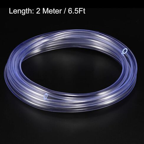 أنابيب الفينيل الشفافة - خرطوم أنبوب PVC، تنطبق على نقل المياه (4 مم معرف 6 مم OD، 6 أقدام) in Kuwait