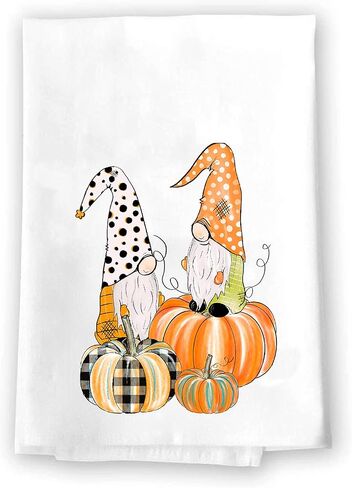 Fall Decor | Fall Decorations Kitchen Towels | Fall Hand Towels For Bathroom | Pumpkin Decor | Autumn Table Decorations | Harvest Thanksgiving Halloween Gnomes in Kuwait