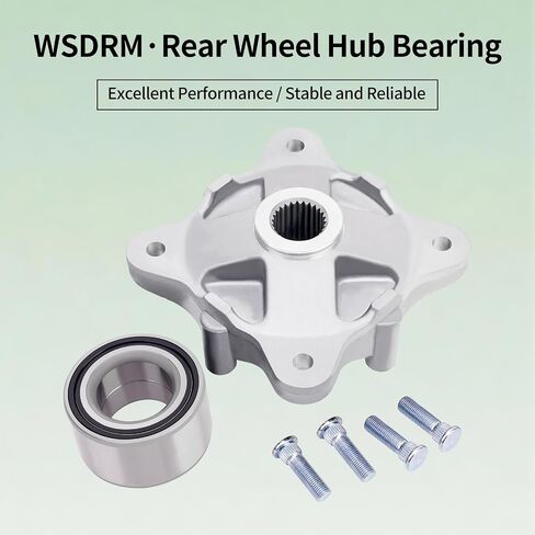 Rear Wheel Hub Service Kit 5135113 Replacement for 08-14 Polaris RZR 800 / RZR S 800 / RZR 4 800 / Sportsman 400 450 500 550 570 700 800 X2 ACE # 7518378 3514635 with Bearing and Wheel Hub Studs in Saudi Arabia