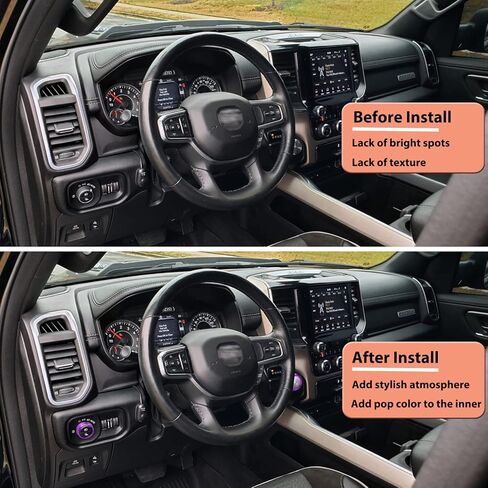 غطاء مقبض مفتاح ناقل الحركة لـ 2018-2020 2021 دودج رام 1500 2500 3500، غير مناسب رام كلاسيكي-أحمر 1 قطعة in Kuwait