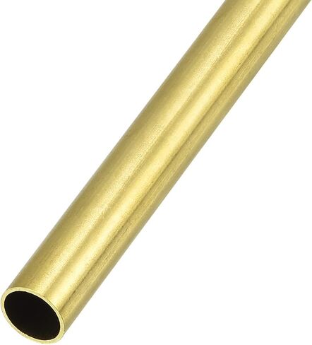 Brass Tube (10mm OD x 0.5mm Wall T x 300mm L), Straight Tubing - for Home Furnishing, Machinery, DIY Handicraft in Saudi Arabia