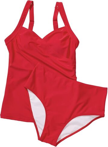 SUUKSESS Women Sexy Twist Push Up Tankini Swimsuit Tummy Control Bathing Suits in Saudi Arabia