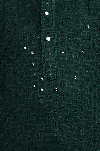 طقم بيجامة كورتا عمل مرآة مطرزة بالترتر بالكامل هندي عرقي للأطفال من AHHAAAAA للأطفال والأولاد in Kuwait