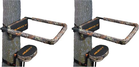 Muddy Outdoors Innovative Universal Hunting Tree Stand Reliable Flip Up Shooting Rail Rest Accessory Part (2 Pack) in Saudi Arabia