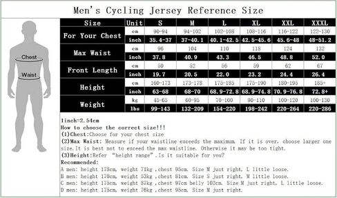 Cycling Jersey Men, Summer Anti-Sweat Bike Shirts Breathable Riding Clothing Road Team Bicycle Clothes Quick Dry S-3XL in Kuwait