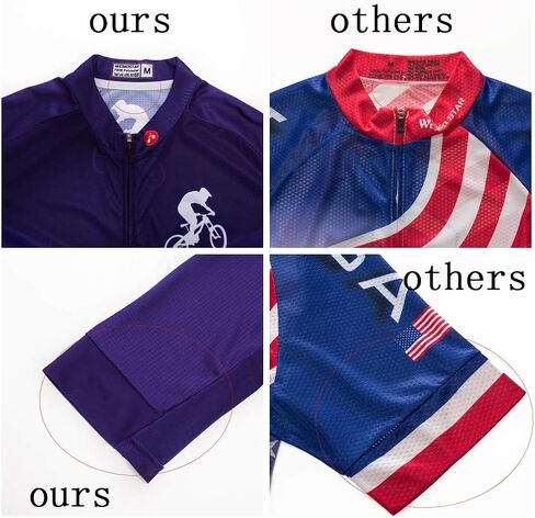 Cycling Jersey Men, Summer Anti-Sweat Bike Shirts Breathable Riding Clothing Road Team Bicycle Clothes Quick Dry S-3XL in Kuwait