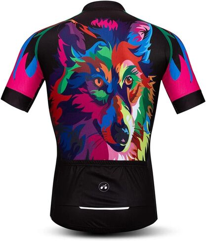 Cycling Jersey Men, Summer Anti-Sweat Bike Shirts Breathable Riding Clothing Road Team Bicycle Clothes Quick Dry S-3XL in Kuwait