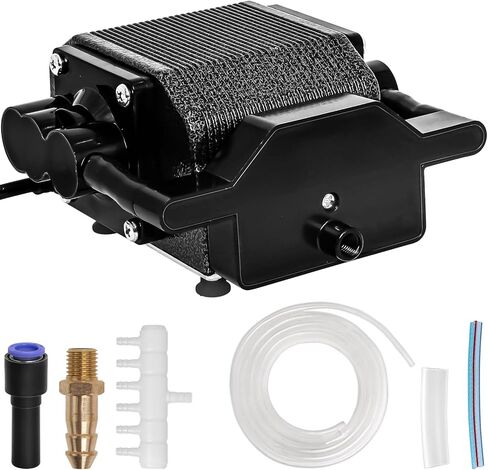 مساعدة الهواء للقطع والنقش بالليزر، مجموعة مضخة مساعدة الهواء مع مخرج هواء قابل للتعديل 30 لتر/الدقيقة، مساعدة الهواء للنقش بالليزر D1 / D1 Pro، القطع باستخدام الحاسب الآلي، إزالة الدخان والغبار in Kuwait