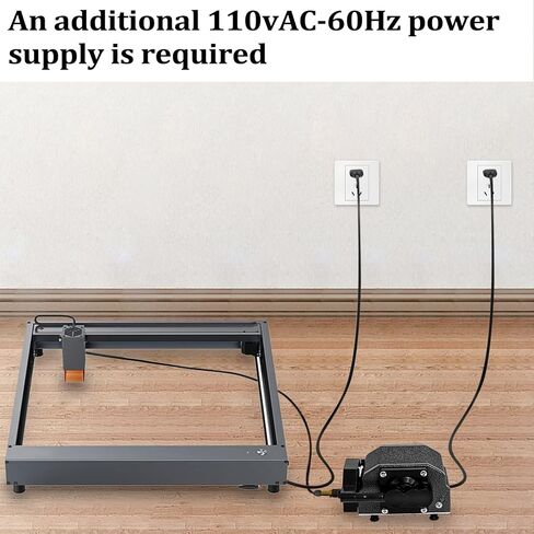 مساعدة الهواء للقطع والنقش بالليزر، مجموعة مضخة مساعدة الهواء مع مخرج هواء قابل للتعديل 30 لتر/الدقيقة، مساعدة الهواء للنقش بالليزر D1 / D1 Pro، القطع باستخدام الحاسب الآلي، إزالة الدخان والغبار in Kuwait