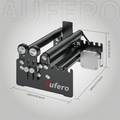Aufero Rotary Roller for Laser Engraver, 360° Y-axis Rotary Roller for Tumblers Bottles Glassware, Laser Rotary Attachment With Most Laser Engraving Machine in Saudi Arabia