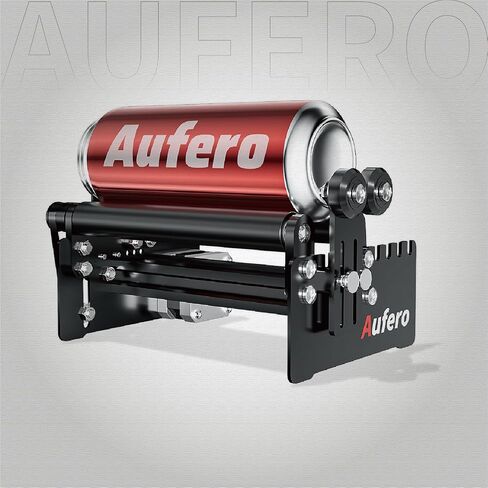 Aufero Rotary Roller for Laser Engraver, 360° Y-axis Rotary Roller for Tumblers Bottles Glassware, Laser Rotary Attachment With Most Laser Engraving Machine in Saudi Arabia