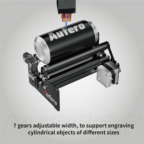 Aufero Rotary Roller for Laser Engraver, 360° Y-axis Rotary Roller for Tumblers Bottles Glassware, Laser Rotary Attachment With Most Laser Engraving Machine in Saudi Arabia
