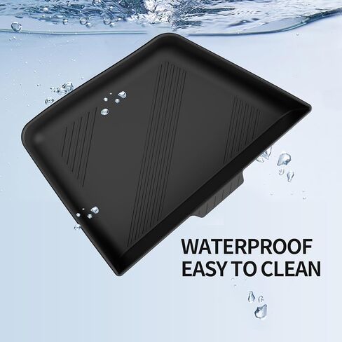 صينية تخزين صندوق السيارة لملحقات Tesla Model X 2022 2023، منظم جانبي للشحن الخلفي يناسب Tesla Model X 5/6/7 مقاعد، سيليكون أسود in Kuwait