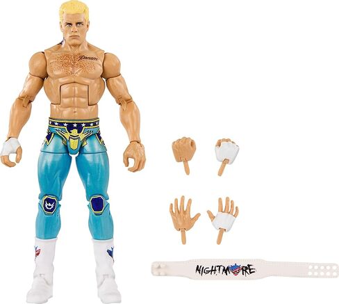 Mattel WWE Cody Rhodes Top Picks Elite Collection Action Figure، مفصلية وتفاصيل تشبه الحياة، ملحقات قابلة للتبديل، 6 بوصة in Saudi Arabia