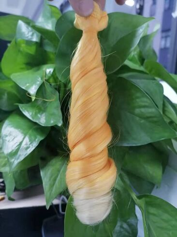 MUZIWIG Doll Hair 5.9 x 39.4 in, 5rolls Curly Heat Resistant Doll Hair Wefts for DIY 1/3 1/4 1/6 BJD SD Doll Wigs, rerooting Doll Hair kit,Doll Hair wefts, Craft Wool Hair, Doll Hair rerooting in Saudi Arabia