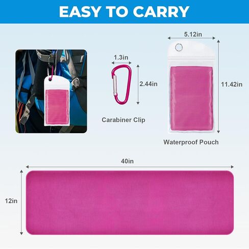 8 عبوات من مناشف التبريد للرقبة والوجه - منشفة باردة ناعمة قابلة للتنفس، منشفة العرق، منشفة باردة سريعة الجفاف للطقس الحار، التمارين الرياضية، الرياضة، اليوغا، صالة الألعاب الرياضية، المشي لمسافات طويلة، الجري، الجولف in Kuwait