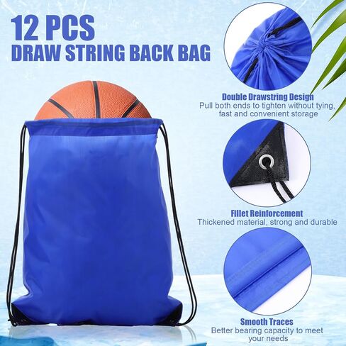 36 Pcs Workout Towels Set 12 Pcs Cooling Towels 40x12'' 12 Pcs Squeeze Water Bottles Bulk 24 oz 12 Pcs Draw String Back Bags for Gym Travel Camping Golf Football Hiking Outdoor Work Navy Blue in Saudi Arabia