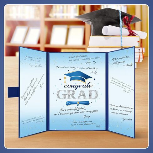 2024 Graduation Guest Book Black: 2024 Graduation Party Decorations - Happy Graduation Gifts Party Supplies - Graduation Signature Board for College High School (Black) in Saudi Arabia